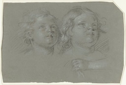 Two children's heads