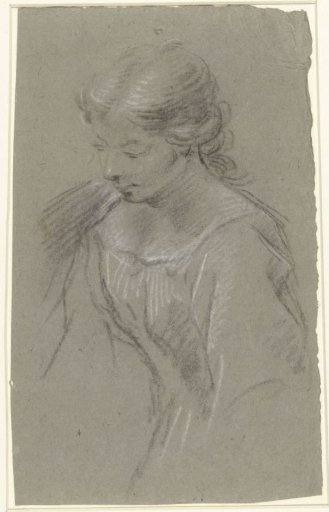 Study of a young girl