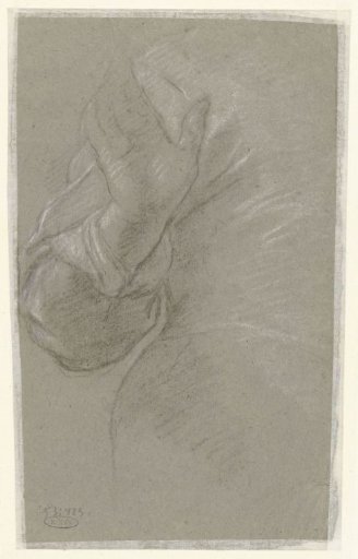 Study of a torso and hand