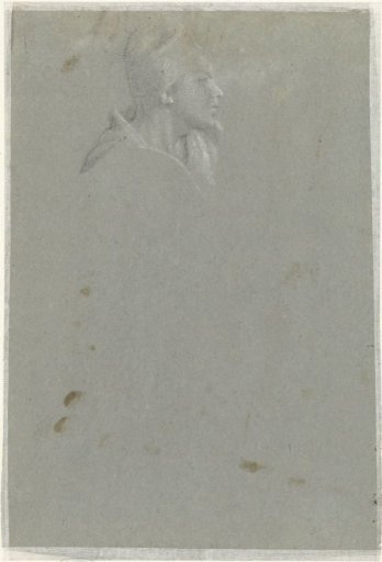 Head of a man, and profile