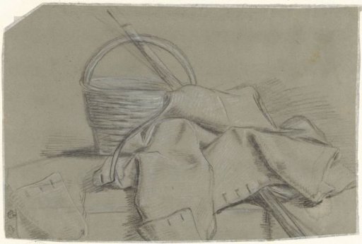 Still Life with Jacket and Basket