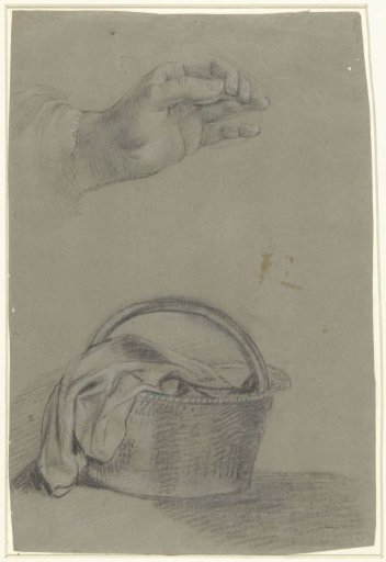 Study of a Hand and a Basket