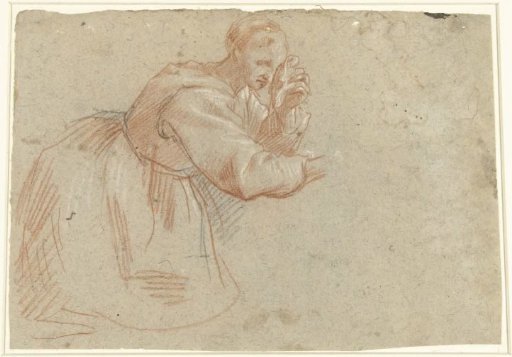 Kneeling weeping woman (Mary Magdalene?)