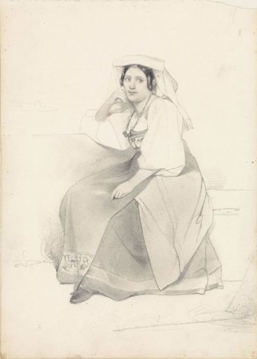Seated woman