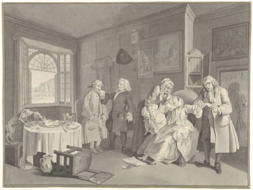 The death of the widow, leaving behind an illegitimate child (...)