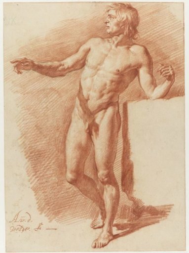 Standing male nude