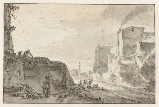 Italian city view