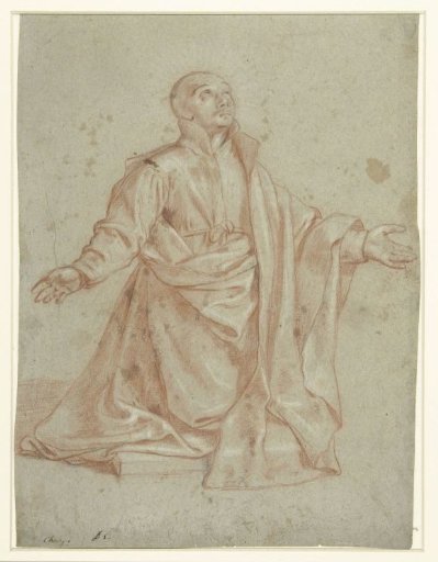 Saint Ignatius of Loyola, in Adoration