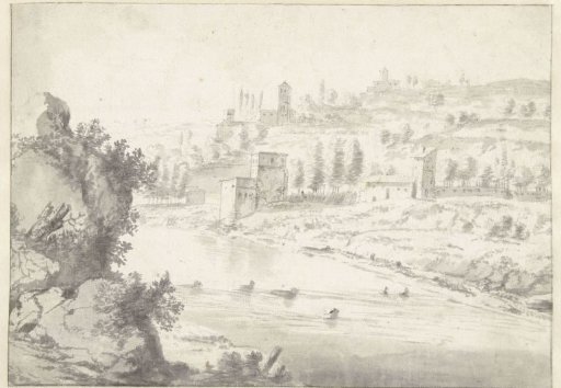 Landscape with the Rhône River Valley, near Vienne