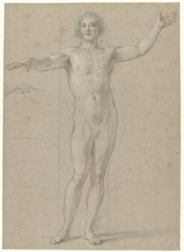 Standing male nude