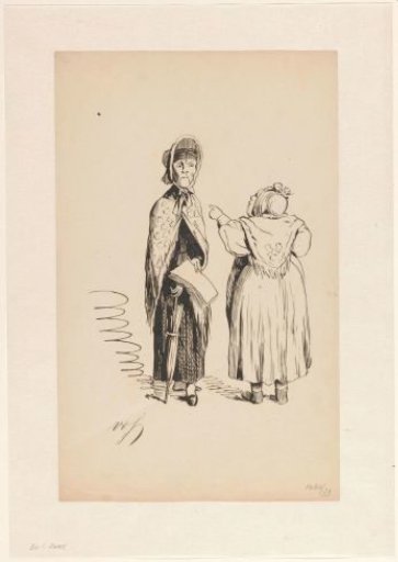 Two debating young ladies