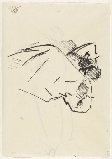 Woman combing her hair, seen from behind
