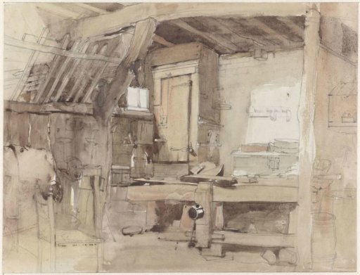 Corner of the carpenter's workshop of house Klingelbeek at Oosterbeek