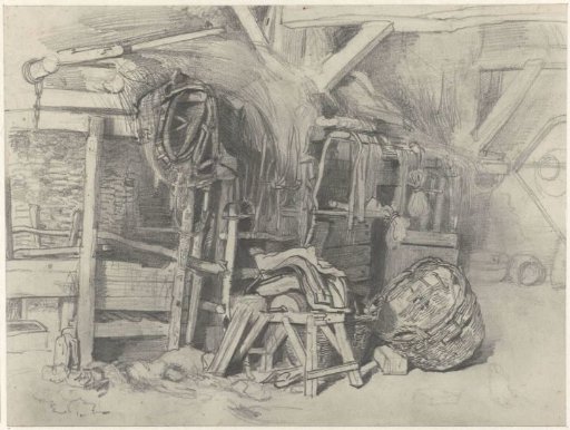 Interior of a stable
