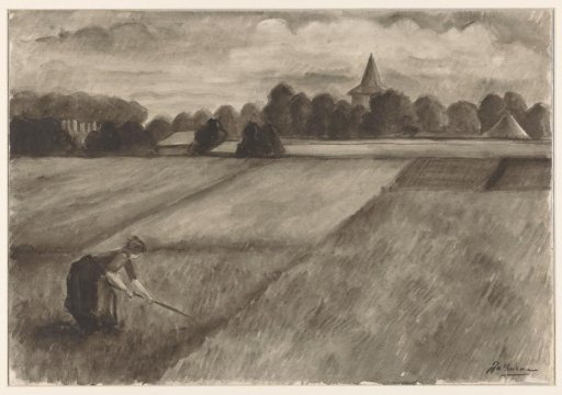 Woman working in the fields