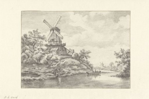Mill on a city wall