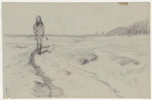 Walker on the heath