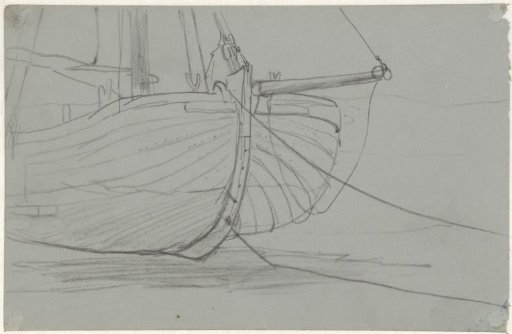 Bow of a bomb ketch