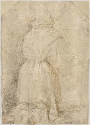 Kneeling Monk, Seen from Behind