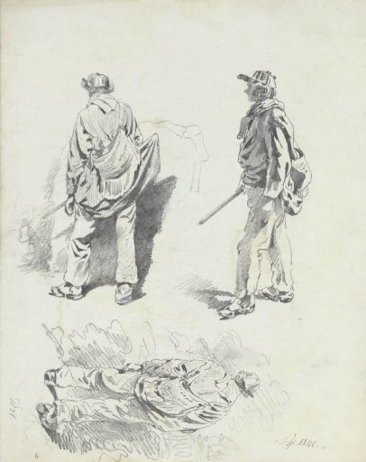 Three studies of a hunter