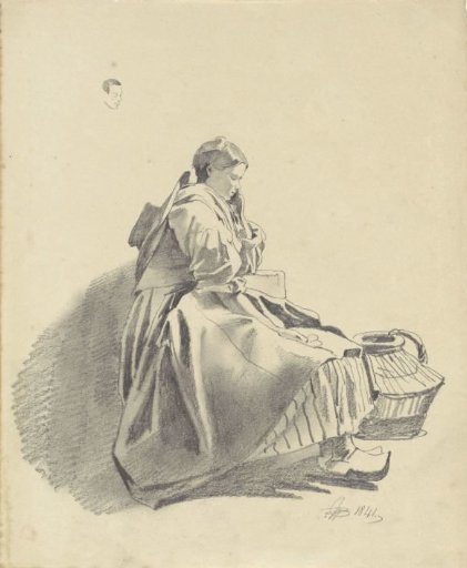 Seated woman