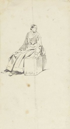 Seated woman