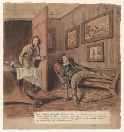 Caricature with a lawyer