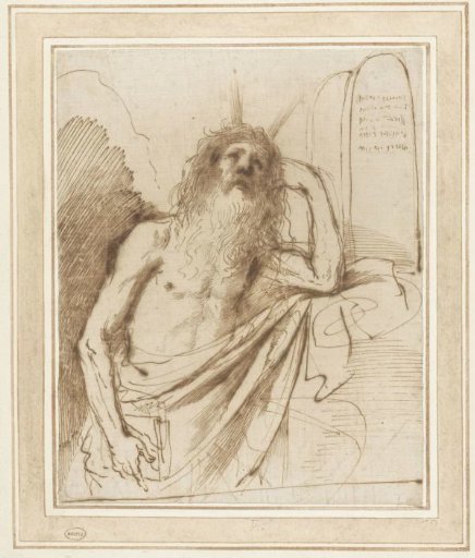 Moses at the tables of the law