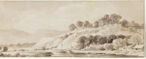 Landscape with House on a Hill