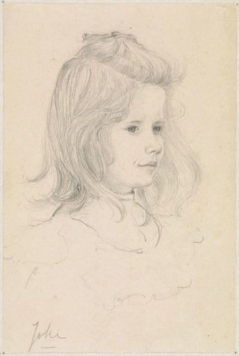 Portrait of a girl, Joke