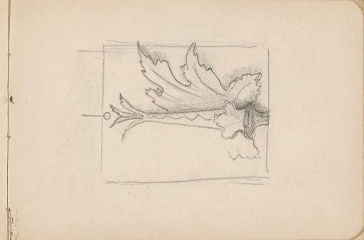Holder with leaves in various forms