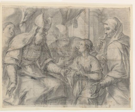 Large Design for a Temple Passage of Mary