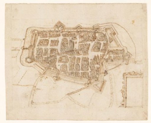 Plan of the city of Meiningen (?)