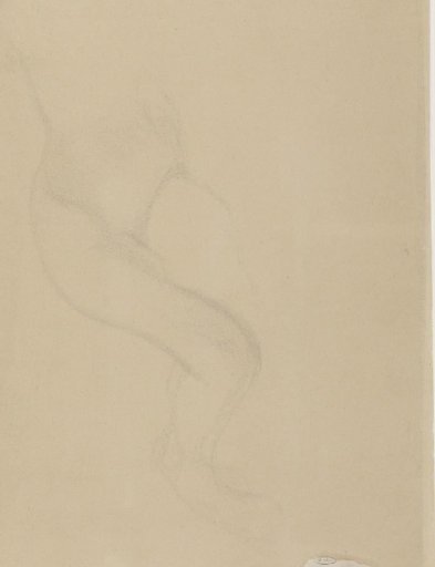 Light sketch of a female nude