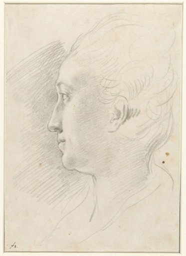 Profile portrait of a lady