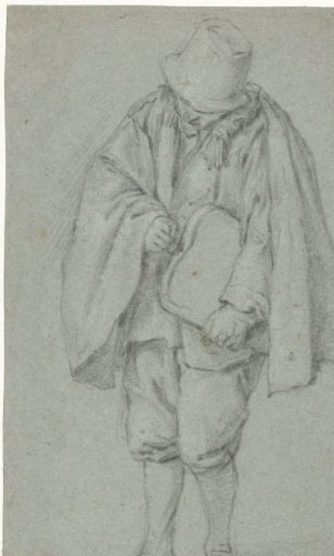 Man playing a lyre