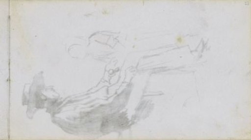 Impression of the drawing on page 22 verso