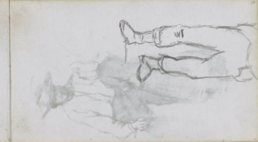 Lower body of a man