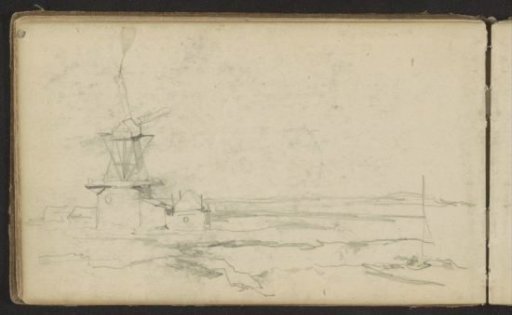 Landscape with a mill