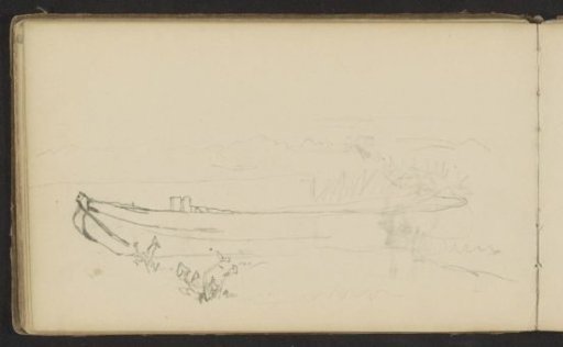 Skiff on the water's edge