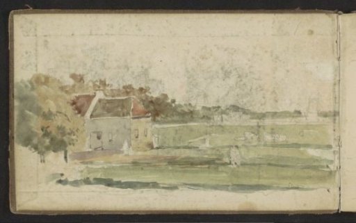 Landscape with a house and mill