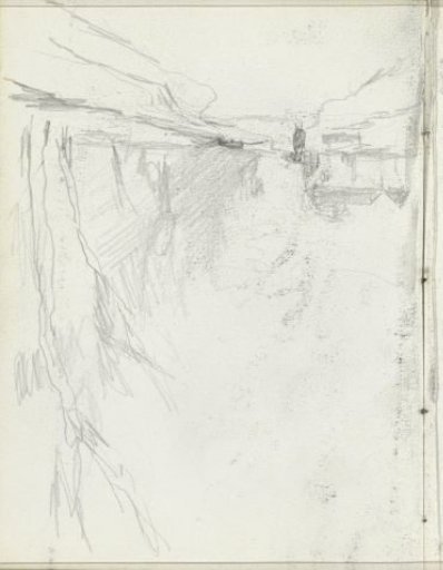 Figure on a country road