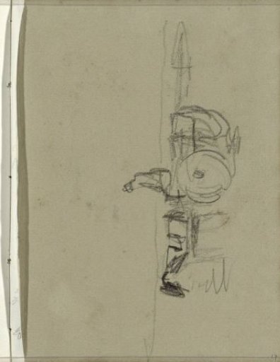 Figure on a Horse and Carriage
