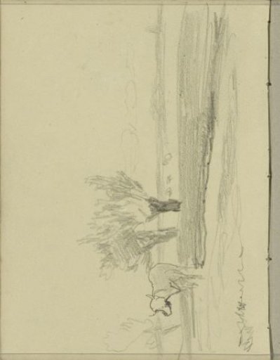 Meadow with Trees and a Cow