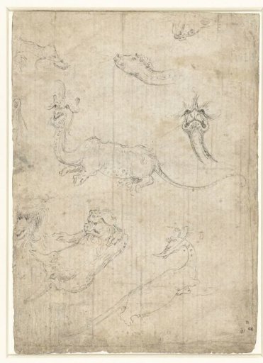 Sheet with various monsters