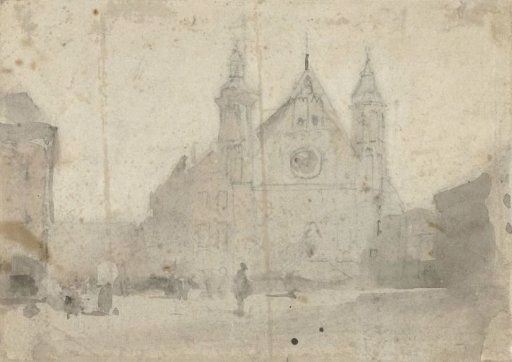 View of the Ridderzaal at the Binnenhof