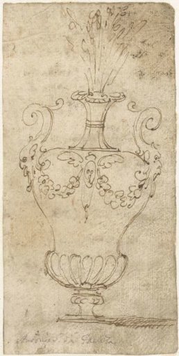 Ornamental vase with flowers