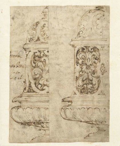 Two Designs for an Ornamental Vase