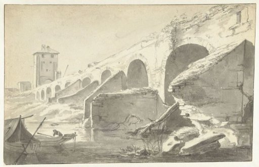 The Pont du Rhône in Lyon seen from the West