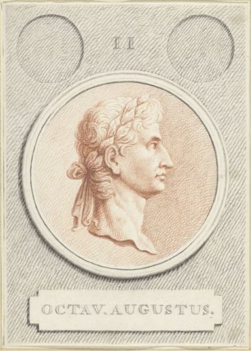 Portrait medallion of Augustus, Roman Emperor
